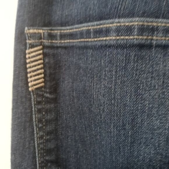 Paige Hoxton Side Stripes Raw hem Ankle Jeans Size 29 in Blue Color - Picture 10 of 16